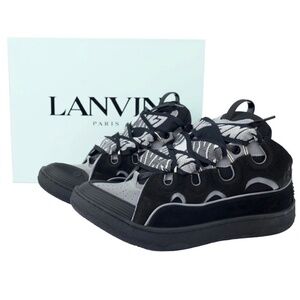 Lanvin Curb Sneaker Black Grey FM